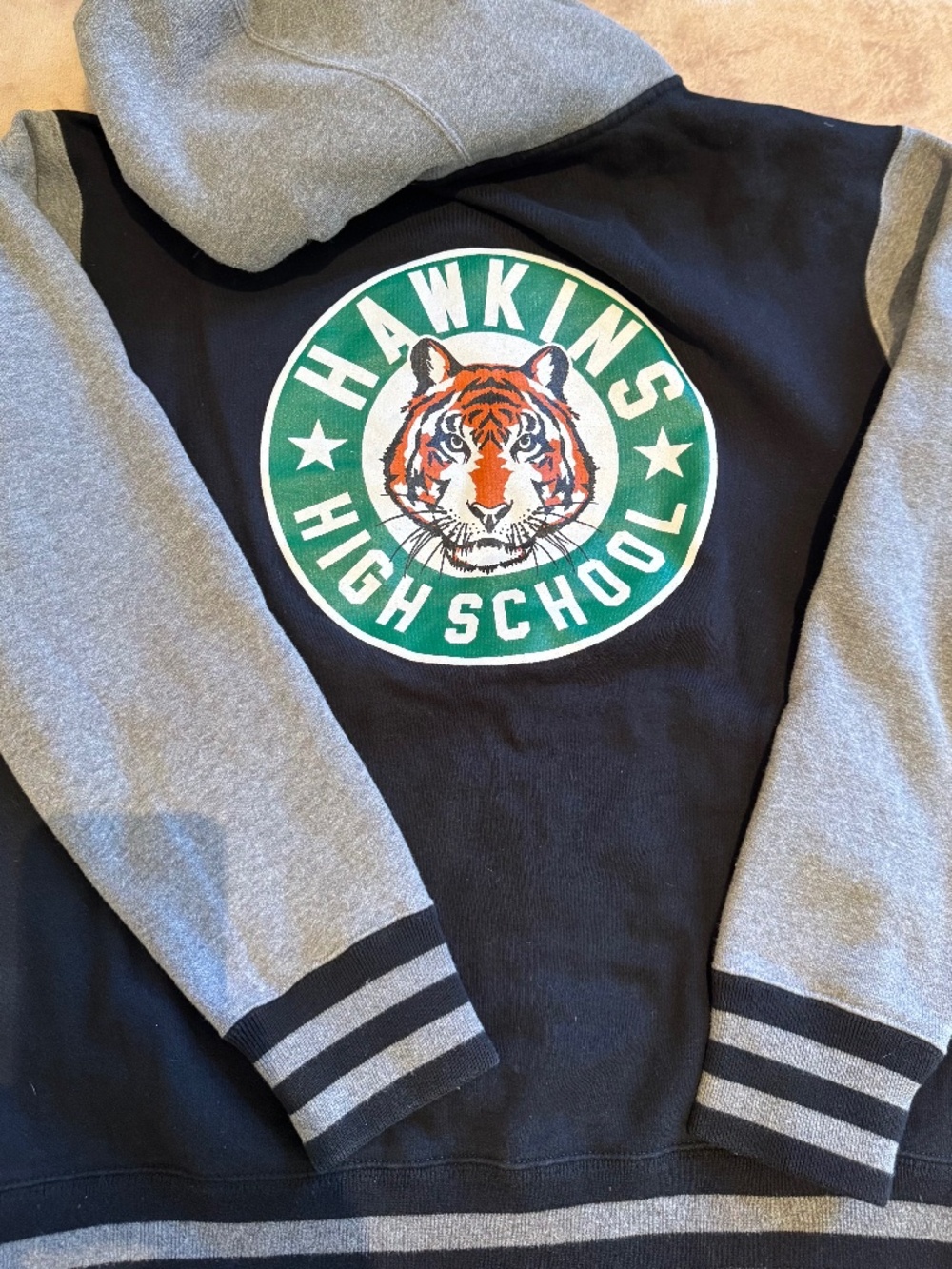 *Stranger Things* Hawkins High Varsity Vibe: Zip-Up Hoodie